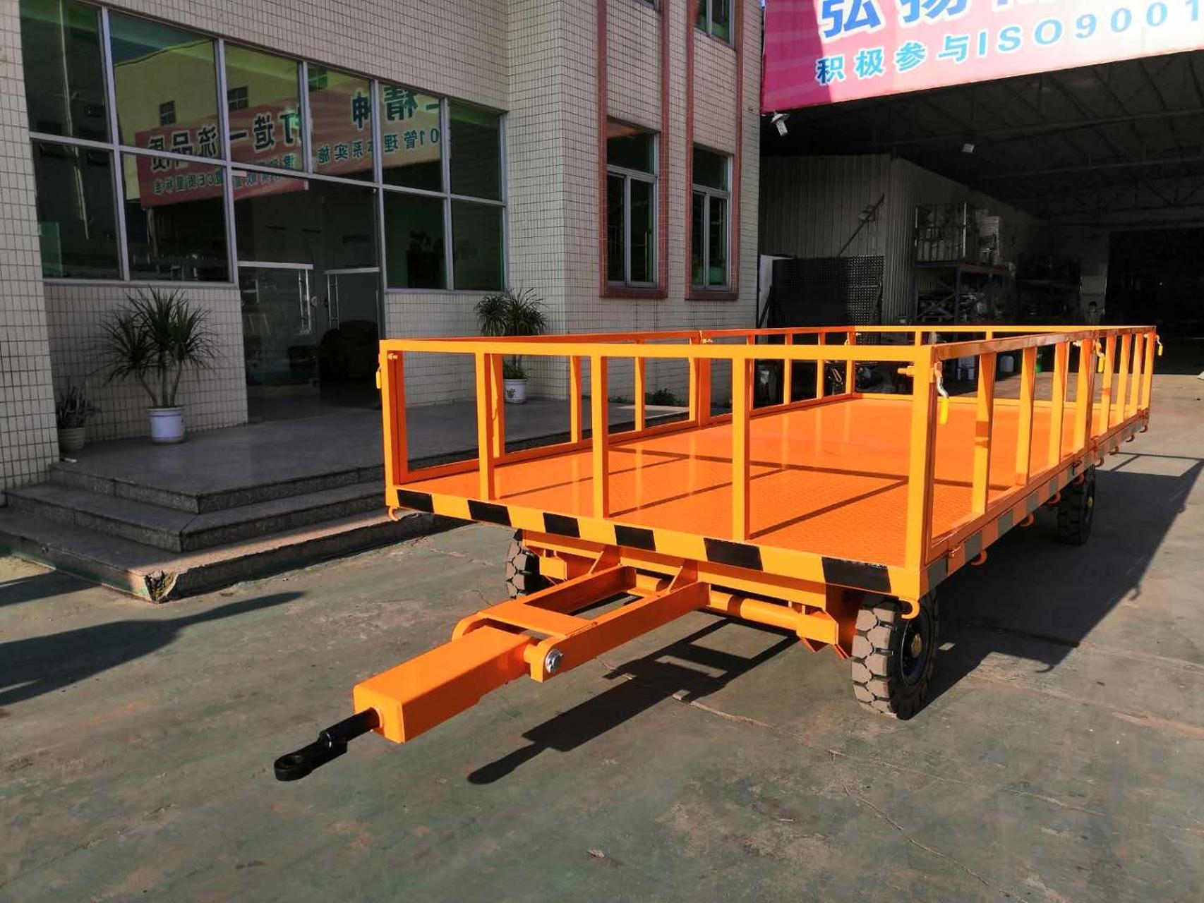5噸護(hù)欄型平板拖車(chē)、工業(yè)全掛車(chē)案例