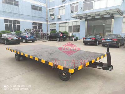 無(wú)動(dòng)力叉車(chē)牽引平板拖車(chē)8噸
