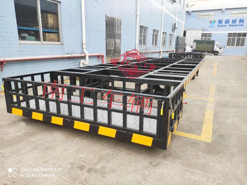 機(jī)場(chǎng)項(xiàng)目用平板拖車(chē) 重型8噸移動(dòng)工具車(chē)
