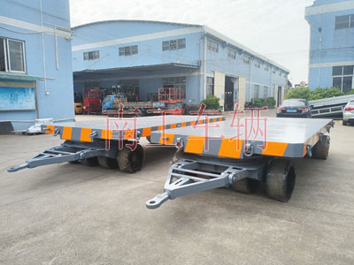 25噸重型工業(yè)平板拖車(chē)帶牽引環(huán)I.jpg