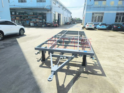 7噸骨架式ATV平板拖車(chē) 2輪灰色工具拖車(chē)I.jpg